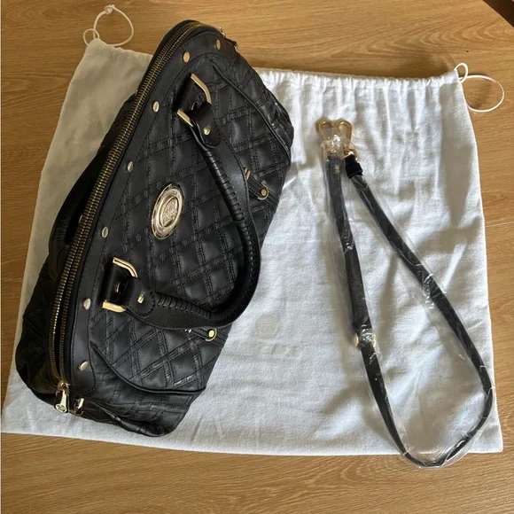 Versace Black Quilted Handbag - Picture 10 of 16